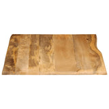 Table Top 100x80x2.5 cm Live Edge Solid Wood Mango 370724
