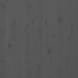 Wall Headboard Grey 126x3x91.5 cm Solid Wood Pine 824680