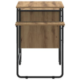 Desk with Storage Artisan Oak 120 x 50 x 75 cm 8008001
