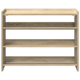 Shoe Rack Sonoma Oak 80x25x62 cm Engineered Wood 859916