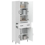 Cabinet Set 2 pcs High Gloss White 66 x 34.5 x 89.5 cm 3416668