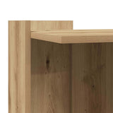 Cat Litter Box Enclosure Artisian Oak 42x42x51 cm Engineered Wood 857750