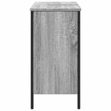 Bathroom Sink Cabinet Grey Sonoma 80x30x60 cm Engineered Wood 842454