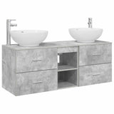 Bathroom Furniture Set 3 pcs Concrete Grey 49.5 x 44.5 x 65 cm 3405902