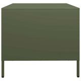 Coffee Table Olive Green 68.5x50x43.5 cm Cold-rolled Steel 851284