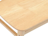 Dining Chairs 2 pcs Natural 42 x 47.5 x 81 cm Solid Rubber Wood 42020432