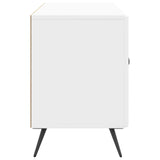 TV Cabinet High Gloss White 99 x 34.5 x 50 cm Engineered Wood 895639