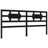 Bed Frame without Mattress Black 200x200 cm Solid Wood Pine 3192580