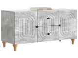 TV Cabinet Concrete Grey 89 x 34.5 x 60 cm Engineered Wood 894198
