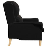 Armchair Black 76 x 94 x 102 cm Sharpa Fabric 42009855