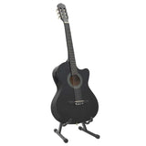12 Piece Western Guitar Set with Equalizer and 6 Strings Black 70139