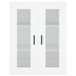 Highboard White 69.5x34x180 cm Engineered Wood 3198529