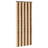 Insect Curtain Chenille Brown and Beige 90 x 220 cm 100% PP 42034448