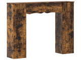 Fireplace Surround Smoked Oak 102 x 20 x 102 cm Engineered Wood 8006638