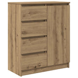 Sideboard with Drawers Artisan Oak 71x35x84 cm Engineered Wood 861588