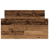 Bed Frame without Mattress Old Wood 100x200 cm Engineered Wood 857476