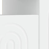 LED TV Cabinet White Engineered Wood 896245