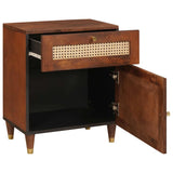 Bedside Tables with Drawer 50 x 33 x 60 cm Solid Mango Wood 4018888