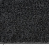 Door Mat Black 65x100 cm Tufted Coir 155578