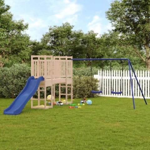 ZNTS Outdoor Playset Solid Wood Pine 3155960