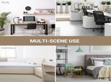 Computer Desk, Writing Table, 120 x 60 x 76cm Workstation for Home Office, Study with Metal Frame, T3398P344386