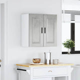 Kitchen Wall Cabinet Porto Concrete Grey Engineered Wood 854061