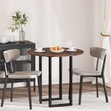 Table Top Brown oak 80 x 80 x 1.5 cm Engineered Wood 880428