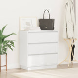 Bedside Cabinet White 71 x 34.5 x 75 cm Engineered wood 869634