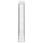 Arched Gabion Basket 200x30x180/200 cm Galvanised Iron 153389