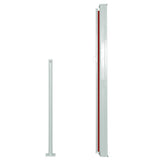 Patio Retractable Side Awning 140x300 cm Red 317877
