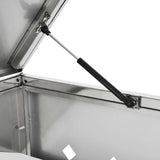 Single Wheelie Bin Shed 240 L Stainless Steel 145379