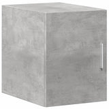 Slim Storage Cabinet Concrete Grey 30x42.5x225 cm Engineered Wood 3281262