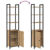 Book Cabinet Artisan Oak 40 x 24 x 161 cm Engineered Wood 883855