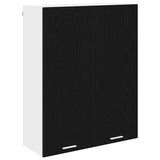 Hanging Cabinet Black Oak 80 x 31 x 100 cm Engineered Wood 884363