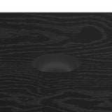 Bedside Cabinet Black Oak 36 x 43 x 60 cm Engineered Wood 881400