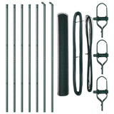Ground Fix Welded Wire Fence 10 x 1 m PVC-Coated Steel 3352636