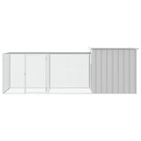 Chicken Cage Grey 300x91x100 cm Galvanised Steel 3106460