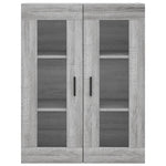 Highboard Grey Sonoma 69.5x34x180 cm Engineered Wood 3198231