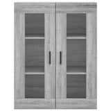 Highboard Grey Sonoma 69.5x34x180 cm Engineered Wood 3198231