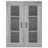 Highboard Grey Sonoma 69,5x34x180 cm Engineered Wood 3198679