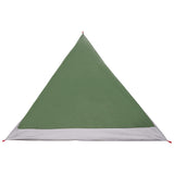 Backpacking Tent Green 4-Person 185T Polyester with PU Coating 42018559
