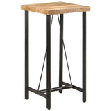 Bar Table 55x55x107 cm Solid Wood Mango and Iron 356380