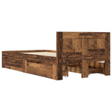 Bed Frame with Headboard Old Wood 80 x 200 cm Engineered Wood 3429680