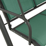 Garden Swing Bench Green 170 cm Textilene and Steel 363323