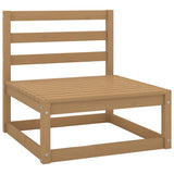 7 Piece Garden Lounge Set Honey Brown Solid Pinewood 3075407