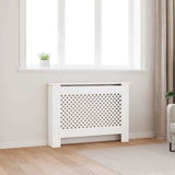 Radiator Cover White 112x19x81.5 cm MDF 284323