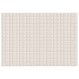 Weighted Blanket Light Cream 155x220 cm 11 kg Fabric 350759