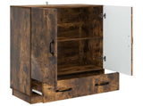 Sideboard Smoked Oak 66 x 34.5 x 92 cm Engineered Wood 895360