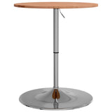 ZNTS Bar Table Ø60x89.5 cm Solid Wood Beech 3270625