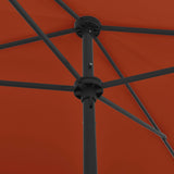 Beach Parasol Terracotta 200x125 cm 314732
